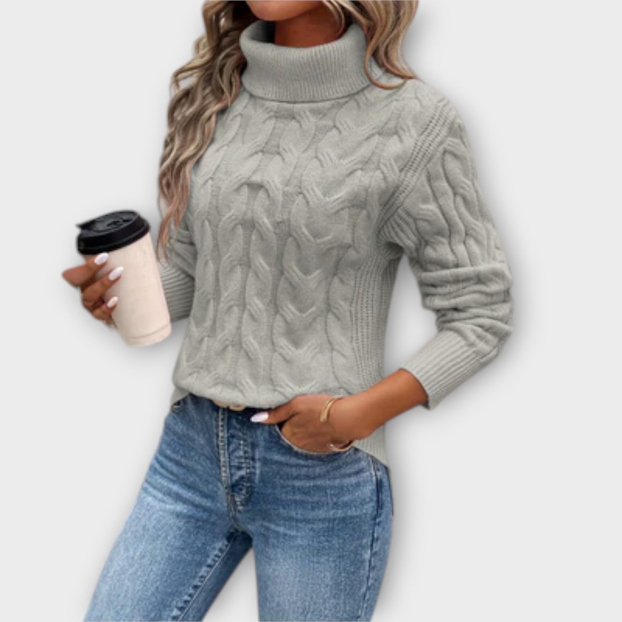Elegant Turtleneck Sweater by Eline