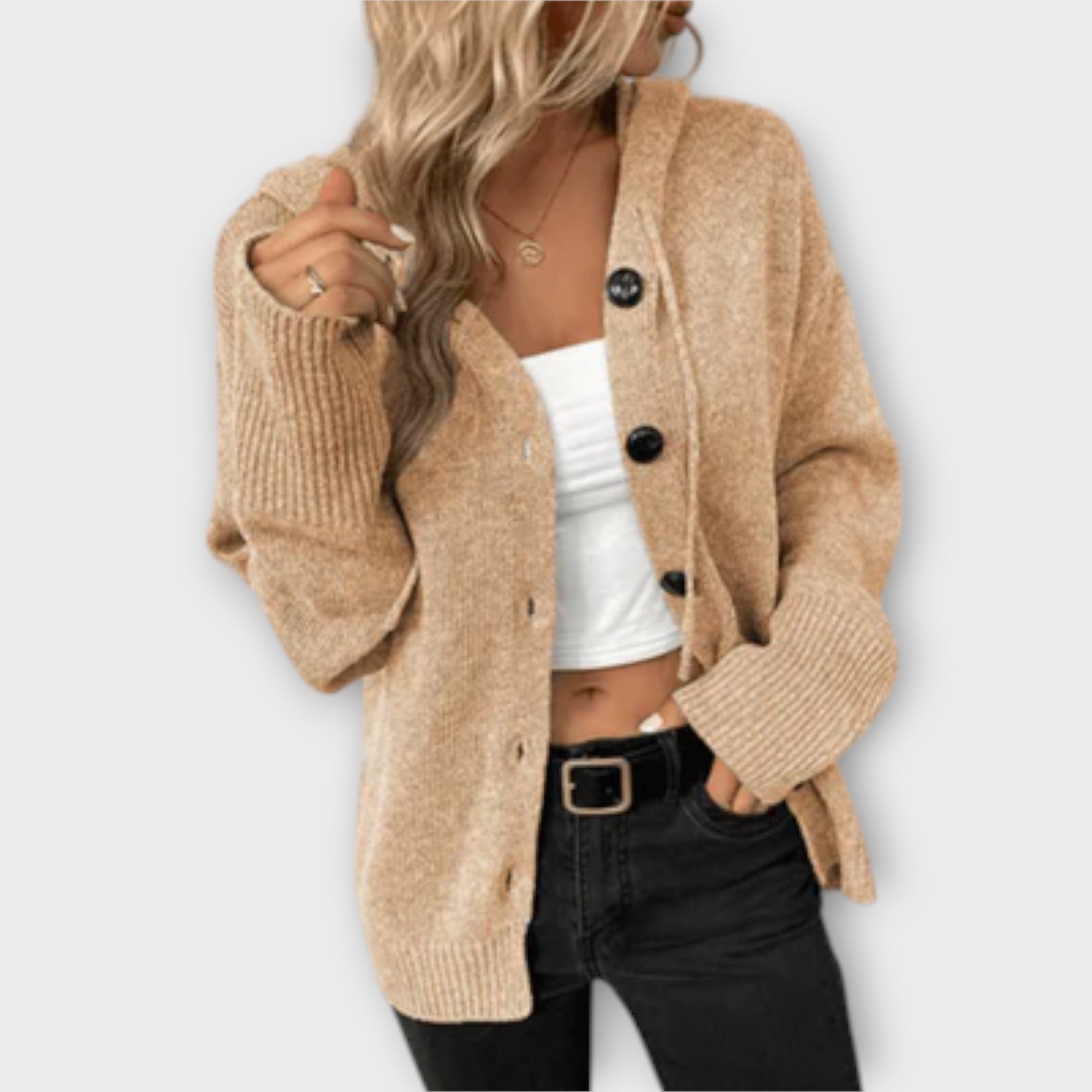 Cardigan with Buttons