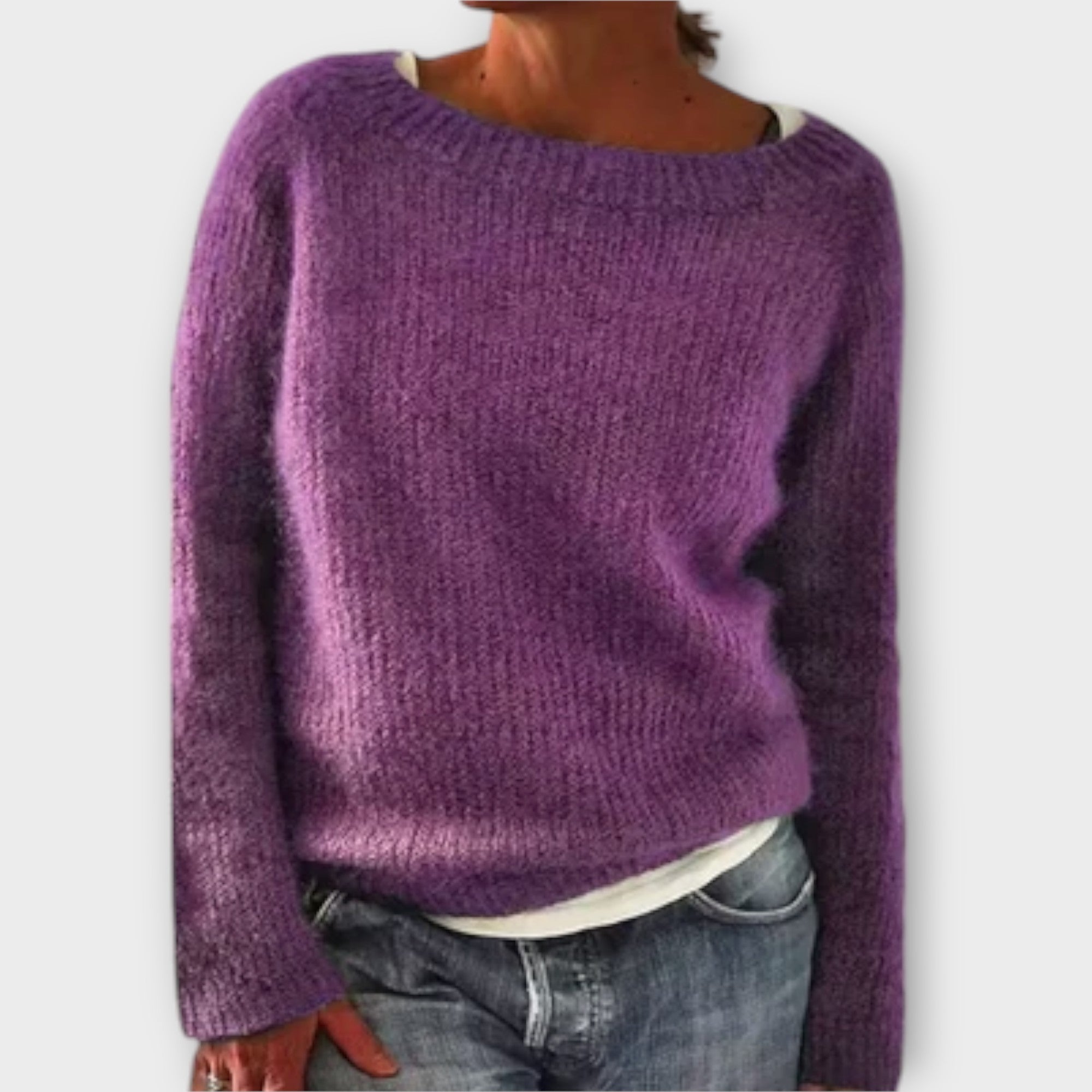 Monochrome Knit Sweater