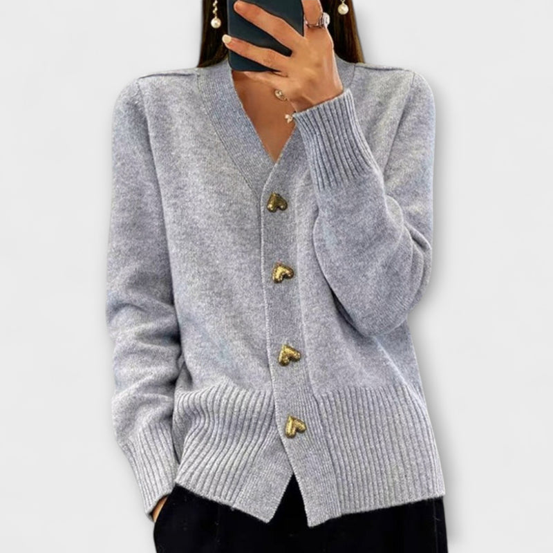 Gaby – Vintage Pullover with V-Neck