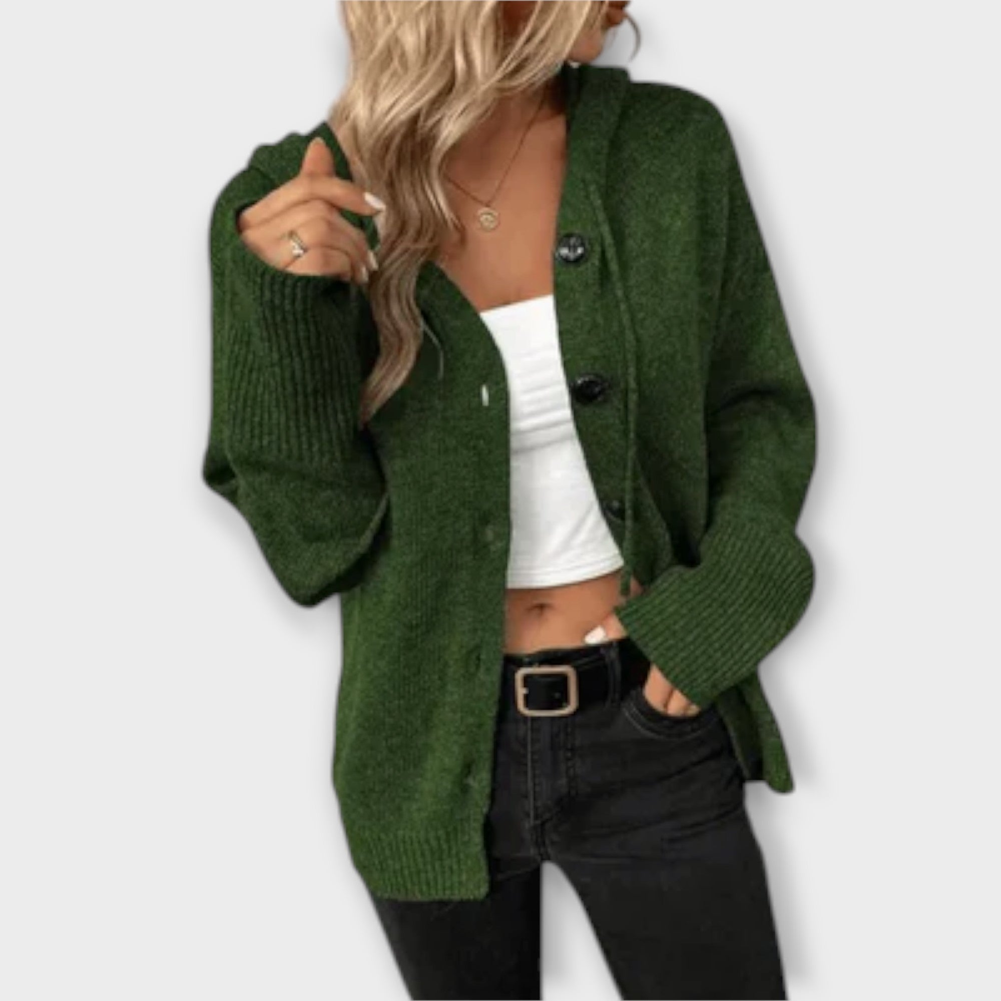 Cardigan with Buttons