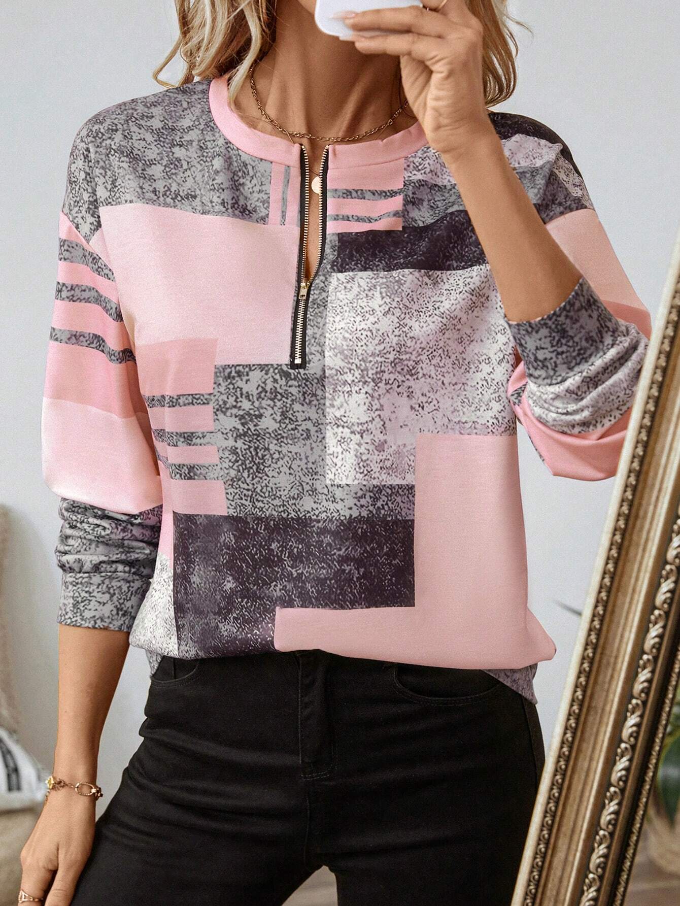 Anela™ | Chic Vintage Sweatshirt