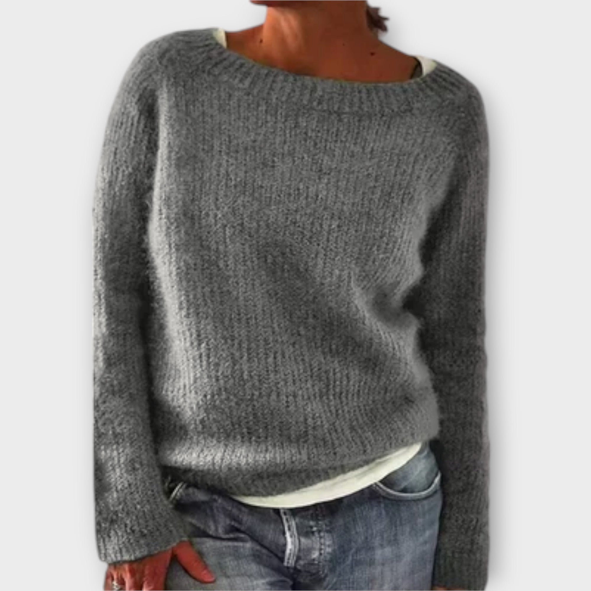 Monochrome Knit Sweater