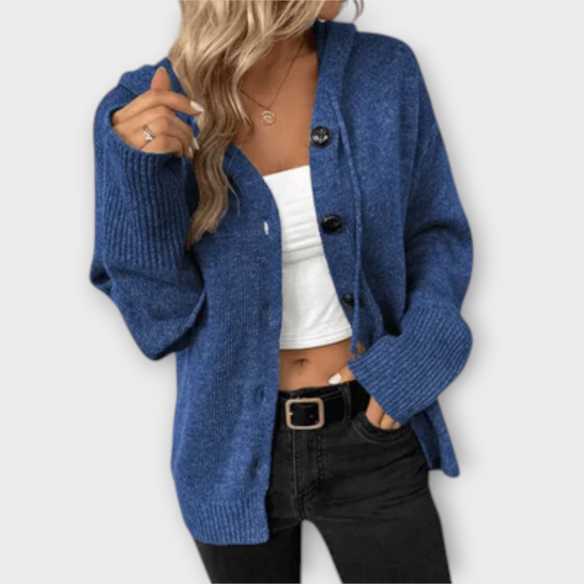Cardigan with Buttons