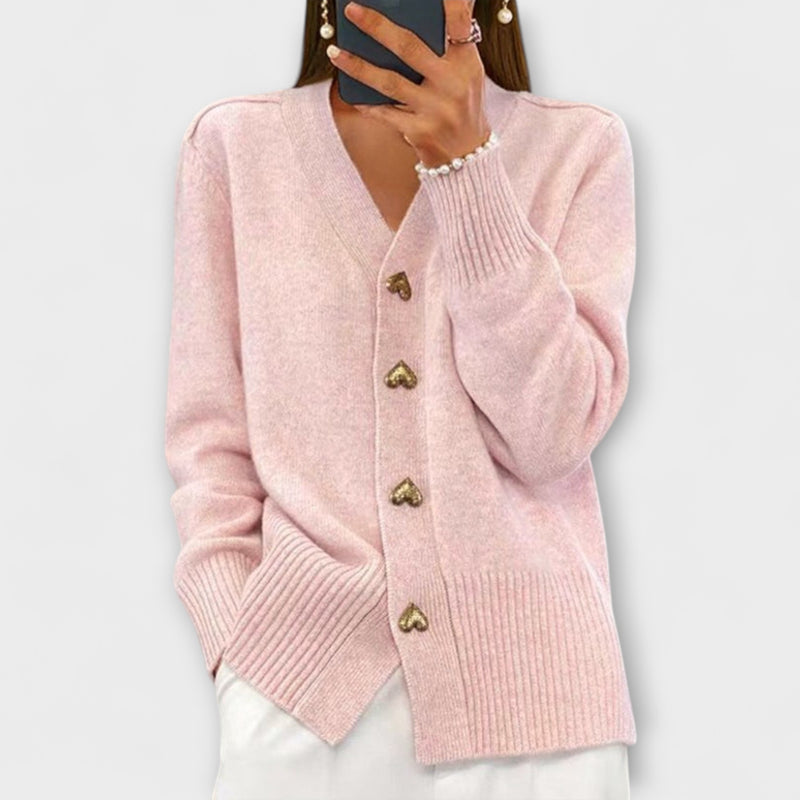 Gaby – Vintage Pullover with V-Neck