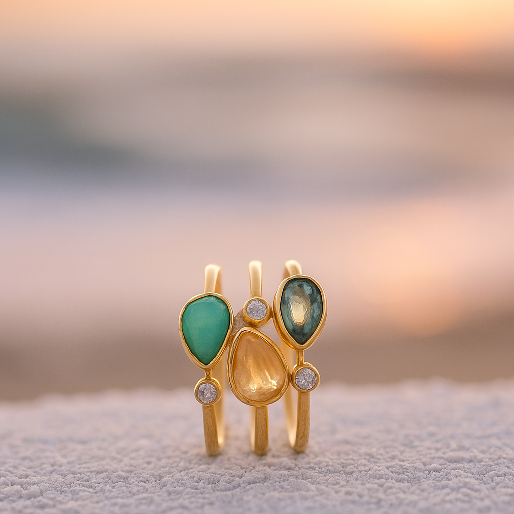 Tris di Onde – Radiant Wave Ring