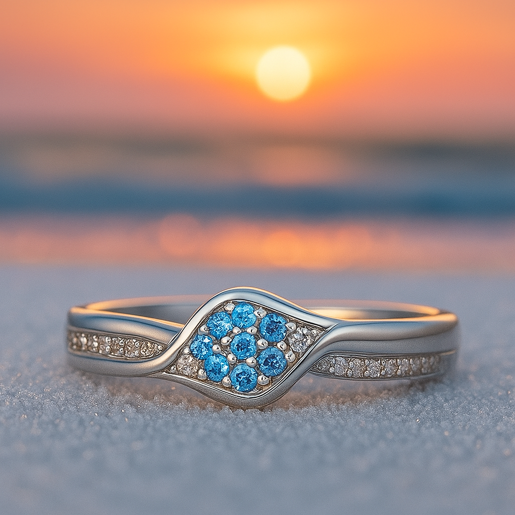 Silent Waves – Blue Sparkle