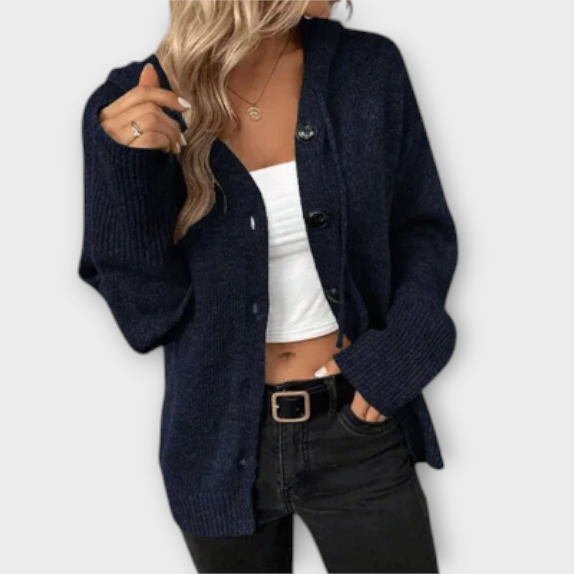 Cardigan with Buttons