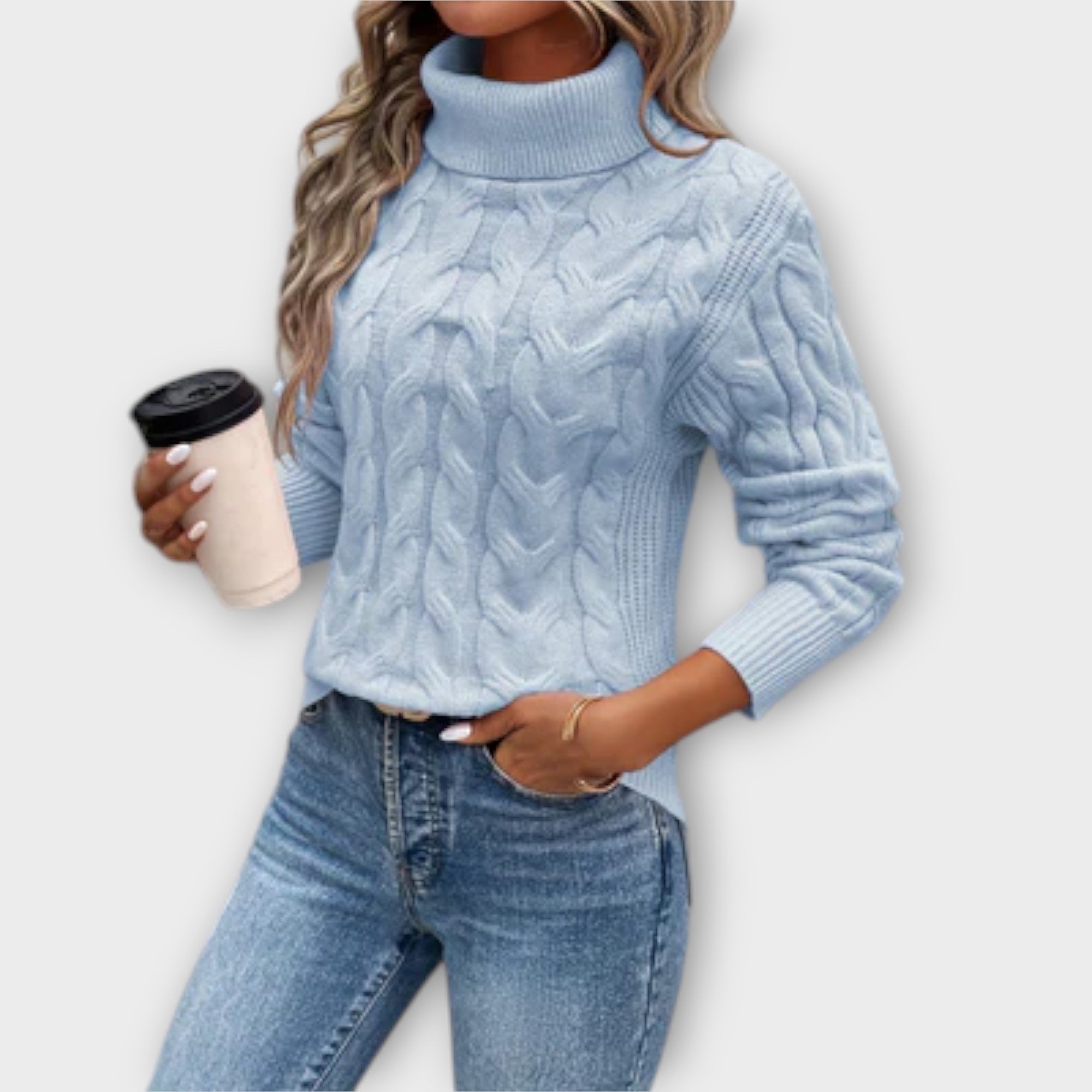 Elegant Turtleneck Sweater by Eline