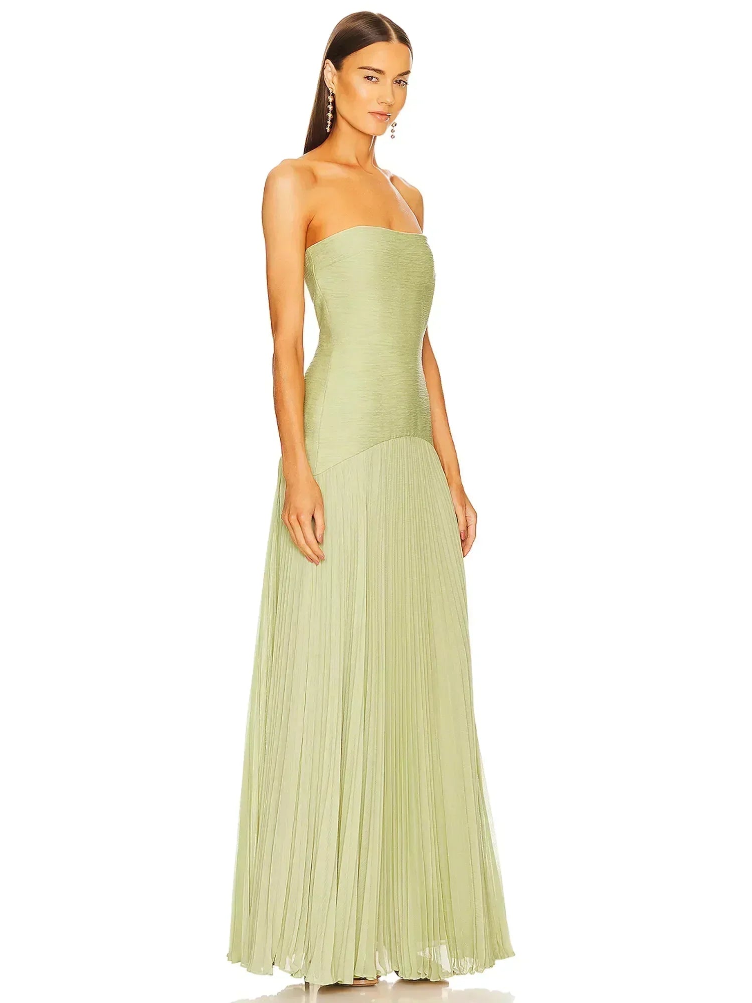 Zynella - Sleeveless Maxi Dress with Low Waist