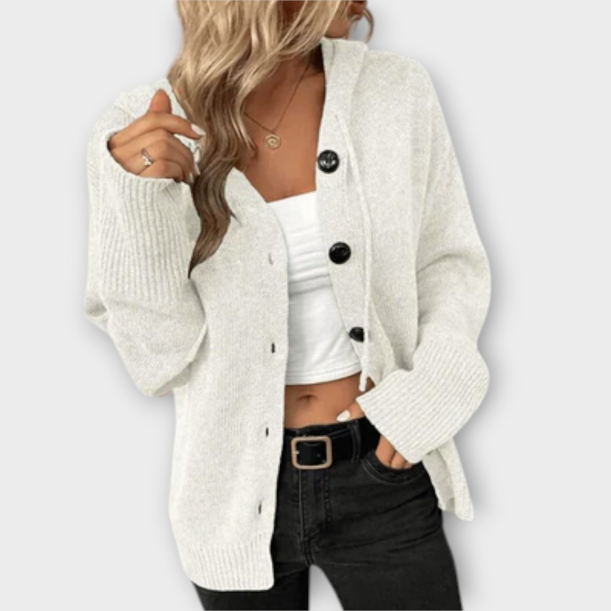 Cardigan with Buttons