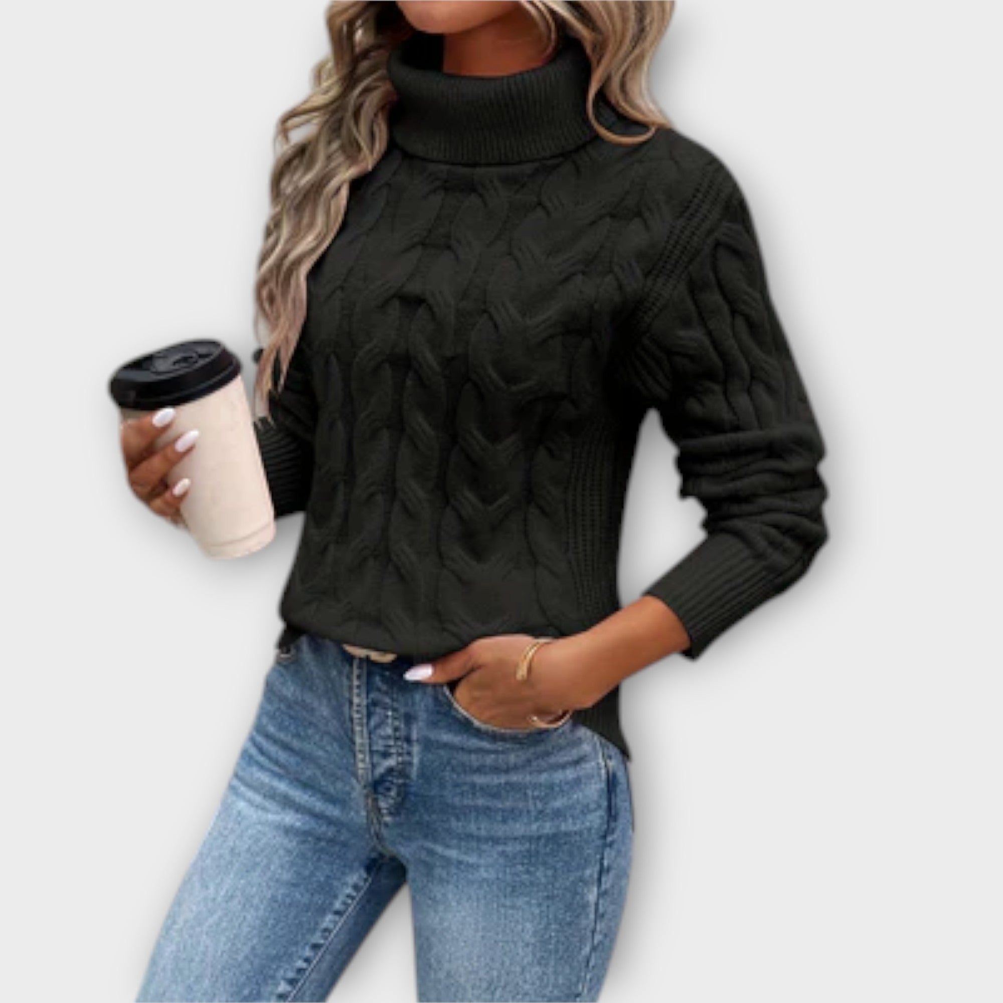 Elegant Turtleneck Sweater by Eline