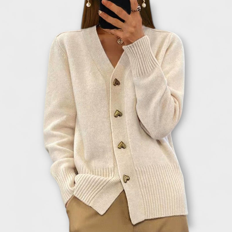 Gaby – Vintage Pullover with V-Neck