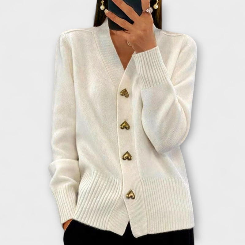 Gaby – Vintage Pullover with V-Neck