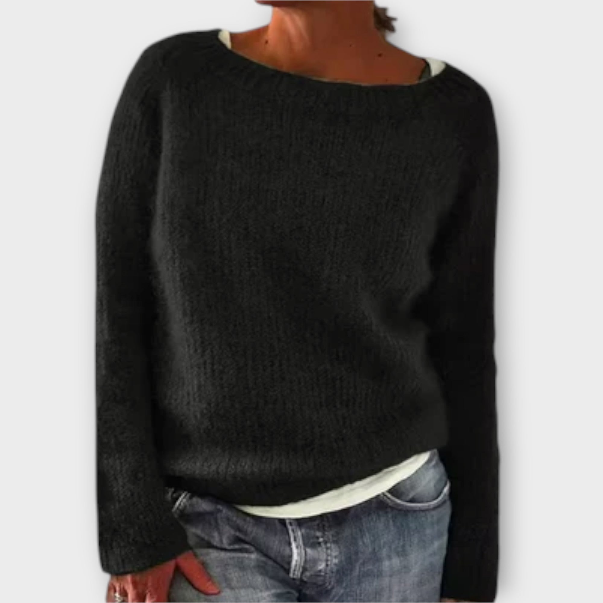 Monochrome Knit Sweater