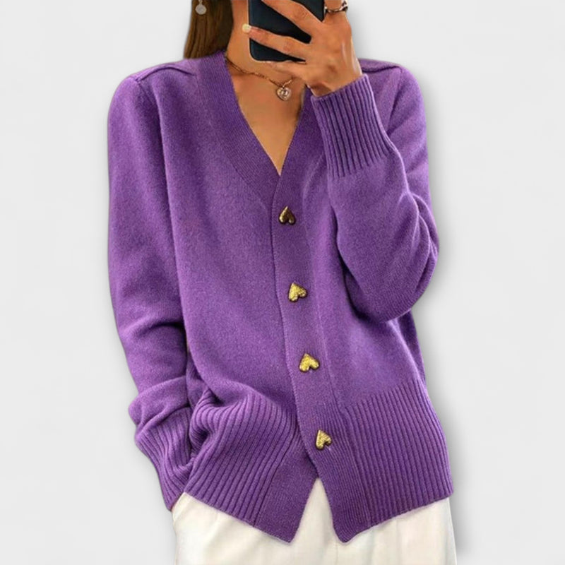 Gaby – Vintage Pullover with V-Neck