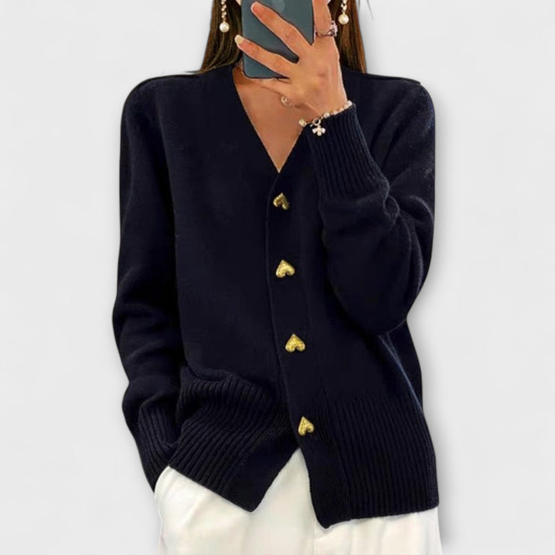 Gaby – Vintage Pullover with V-Neck