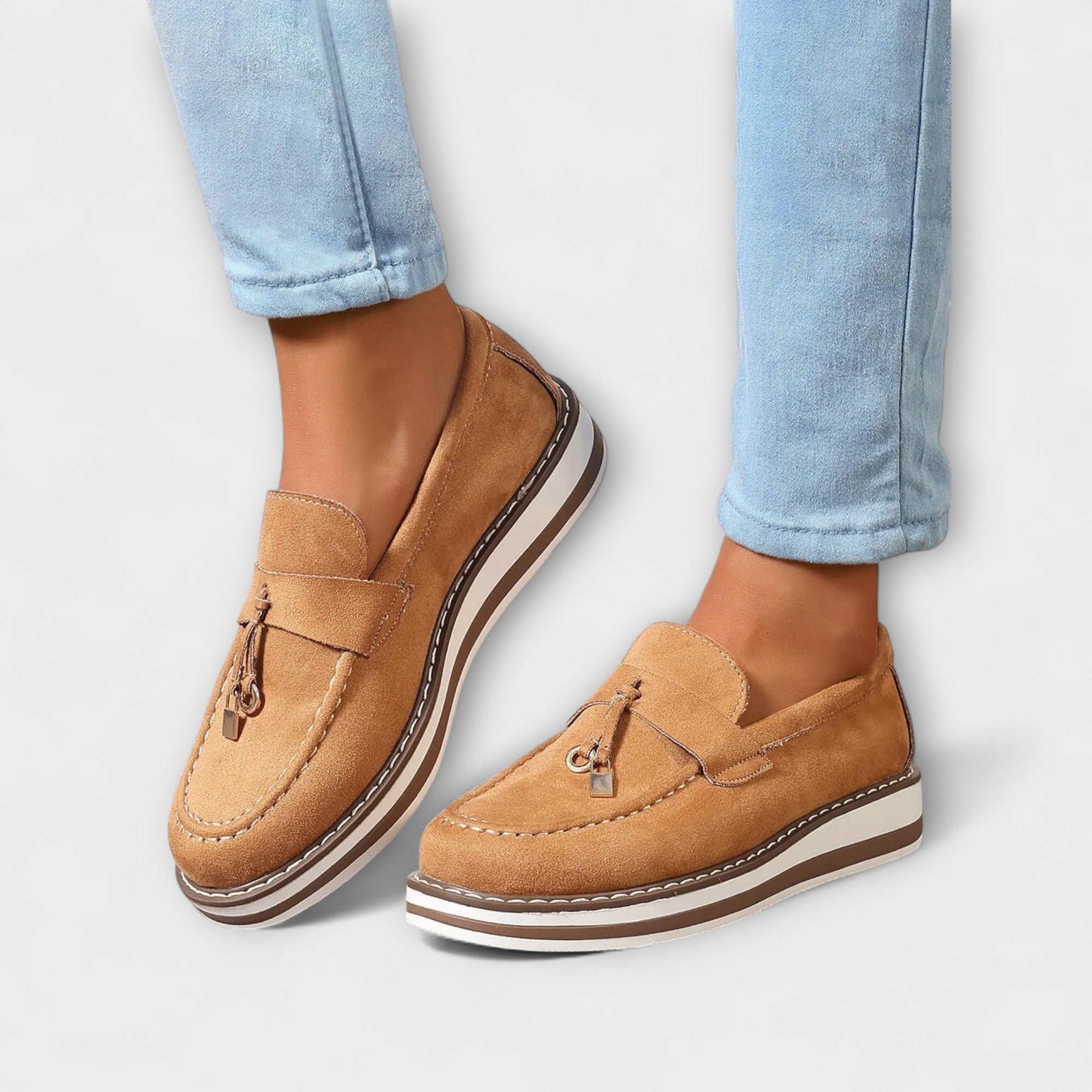 Halo – Casual Slip-Ons with Round Toe